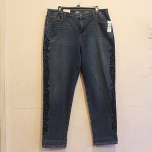 Style & Co Women's Boyfriend Mid Rise Jean 16